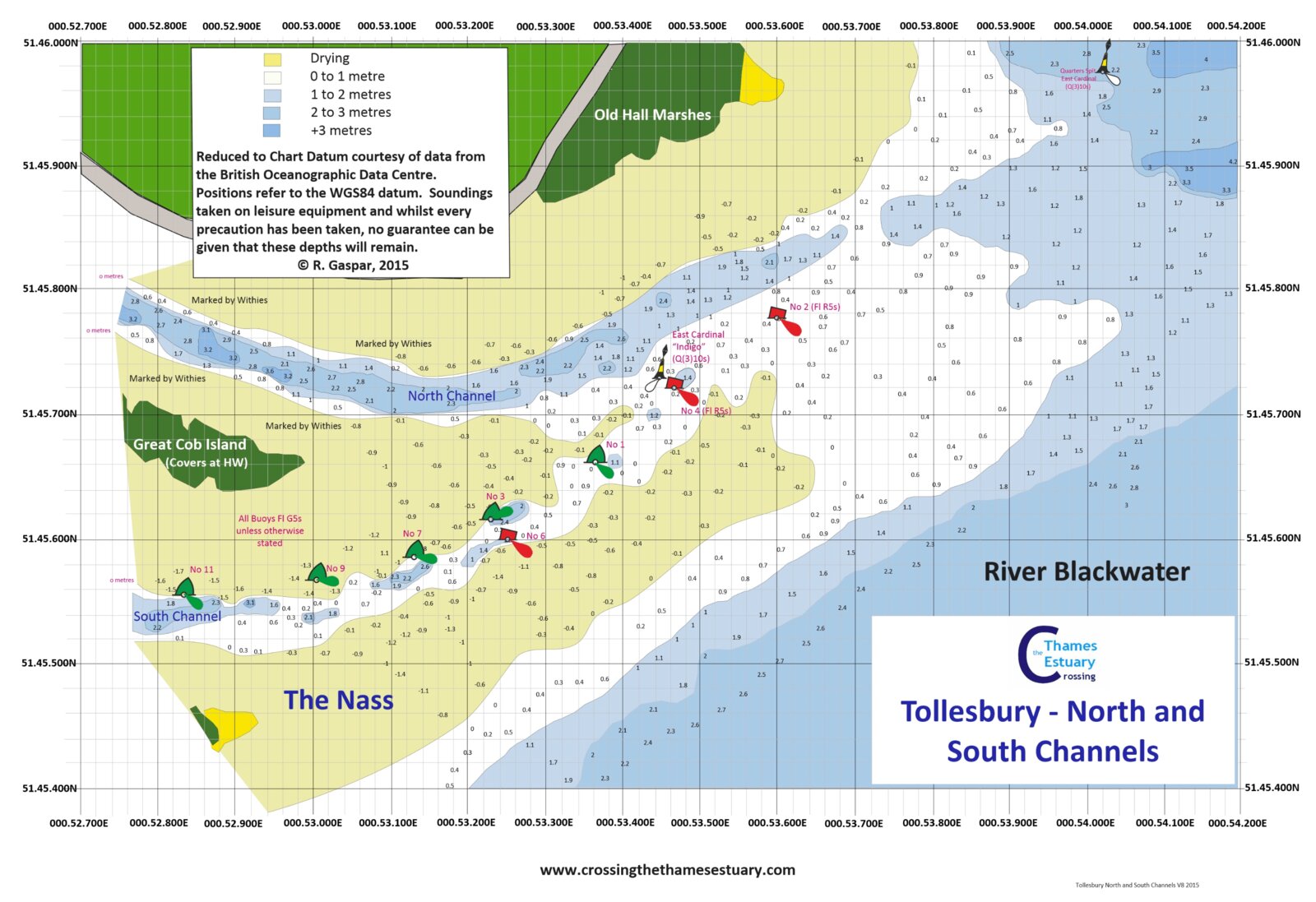 Tollesbury Marina navigation